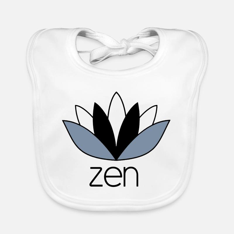 ZEN - Bavoir bio Bébé - blanc