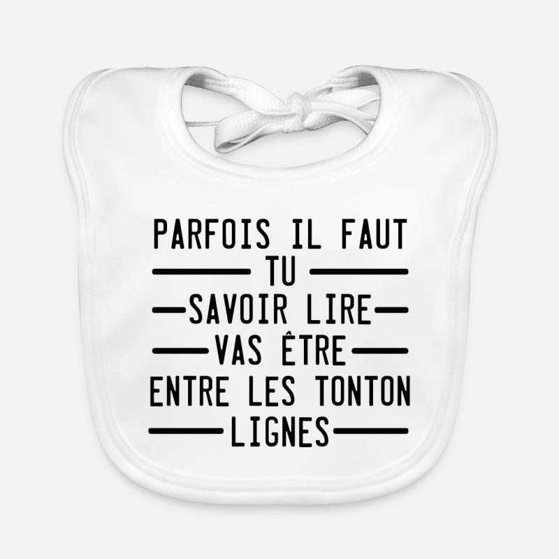tu vas etre tonton anonce grossesse originale Bavoir bio Bébé
