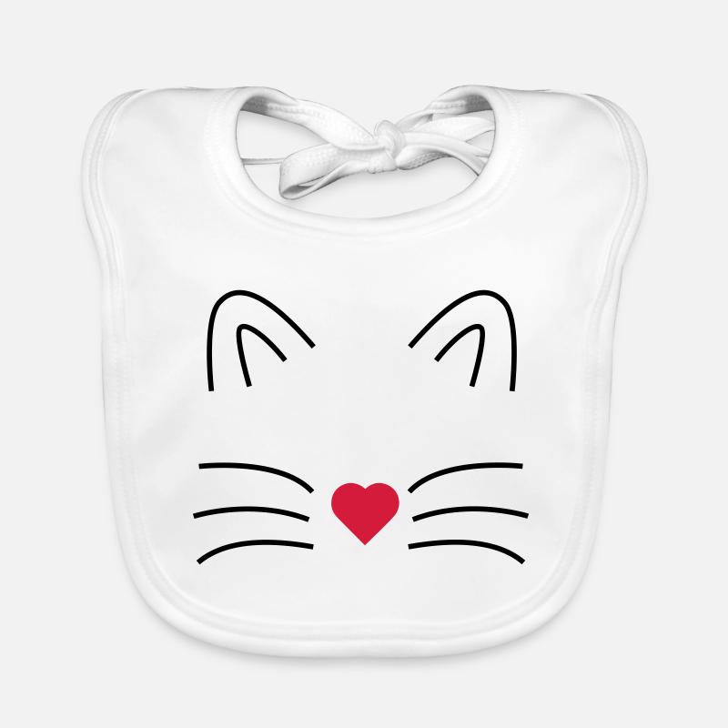 Cat Organic Baby Bibs