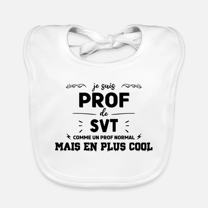 Prof de SVT super cool Bavoir bio Bébé