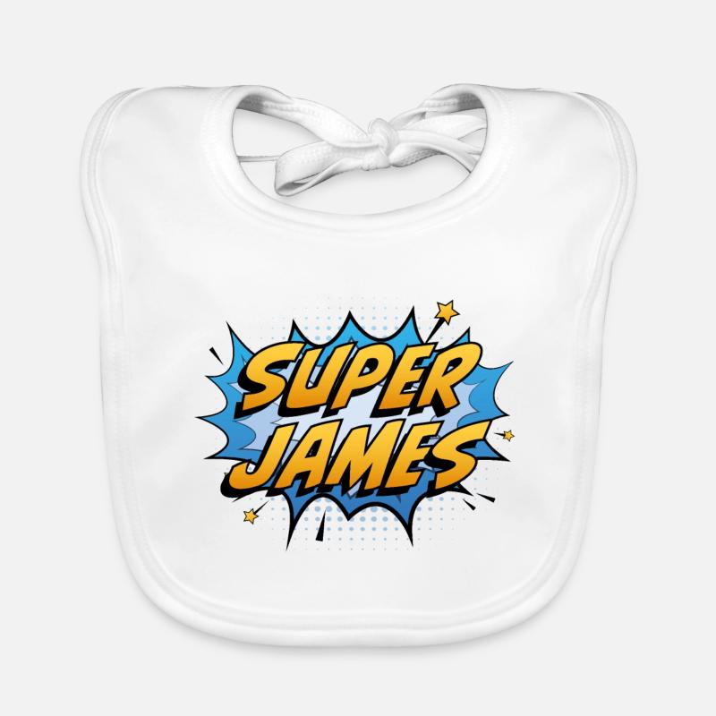 Super James Organic Baby Bibs