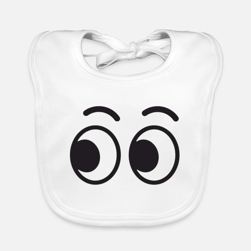 Eyes Funny Funny Gift Idea Organic Baby Bibs
