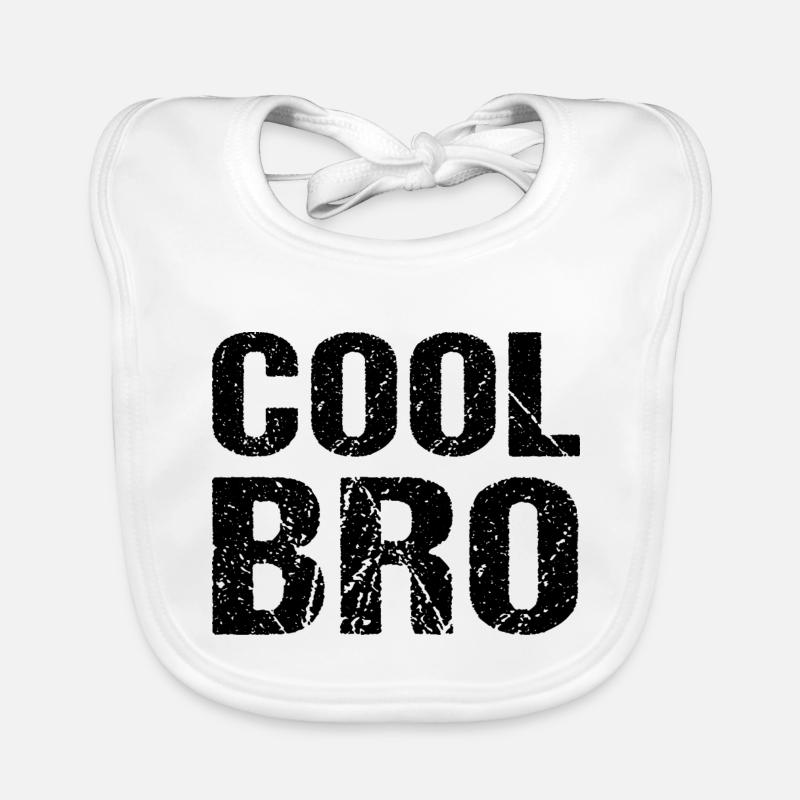 Cool Bro Bruder Baby Bio-Lätzchen