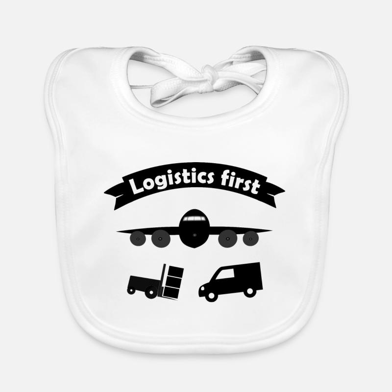 Die Welt der Logistiker Baby Bio-Lätzchen