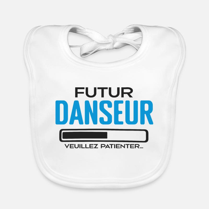 Futur Danseur Idée Cadeau Danseur Bavoir bio Bébé