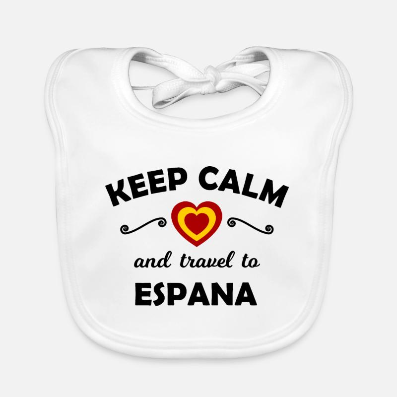 Holidays in Spain Organic Baby Bibs