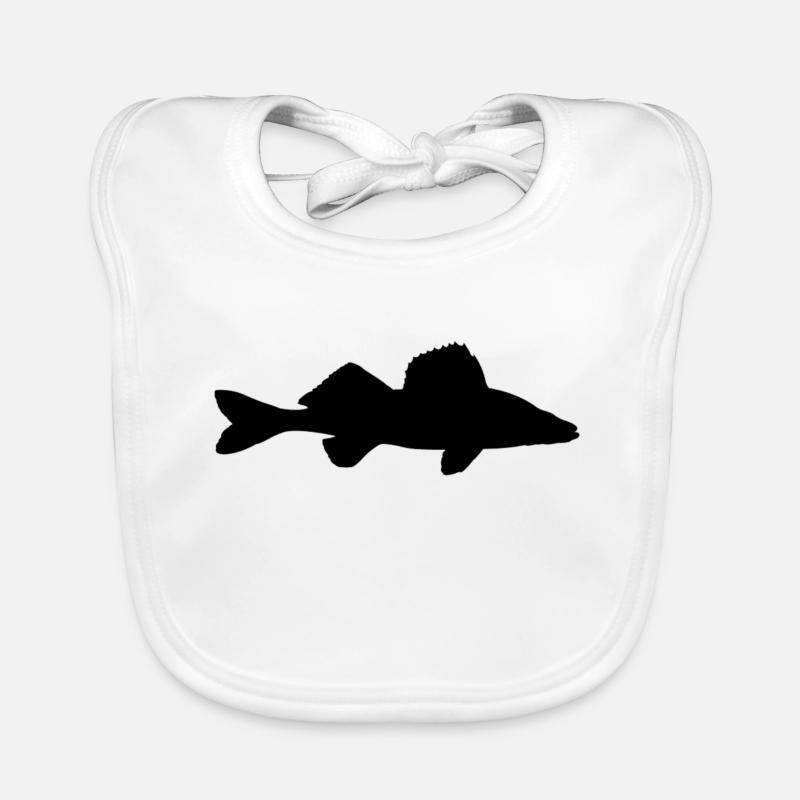 Zander schwarz Baby Bio-Lätzchen