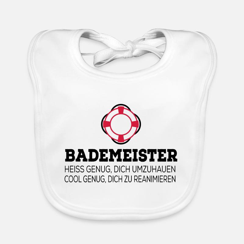 Maître-nageur Bavoir bio Bébé