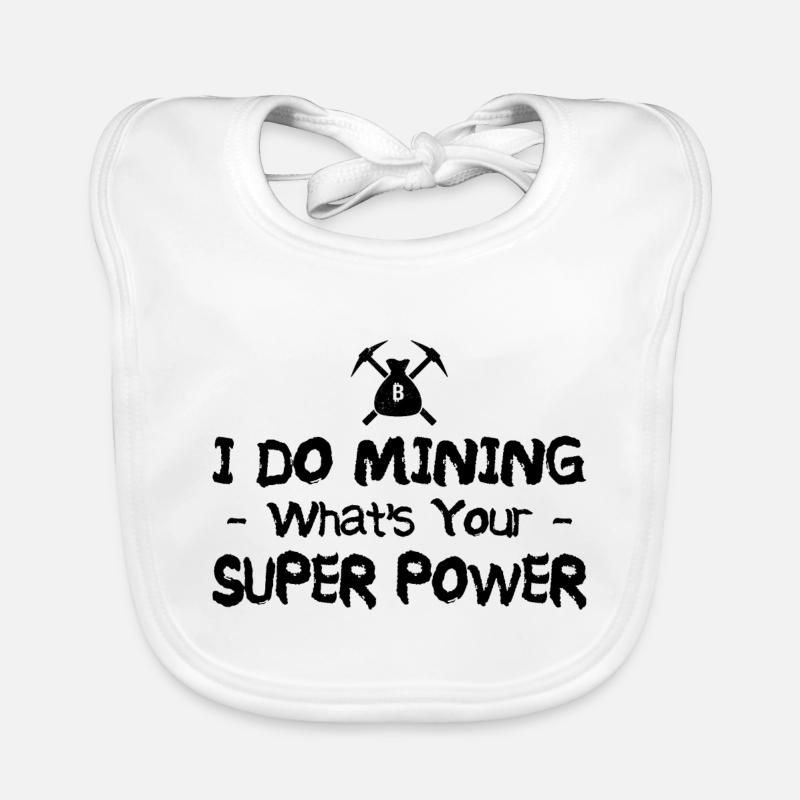 Exploitation minière Bavoir bio Bébé