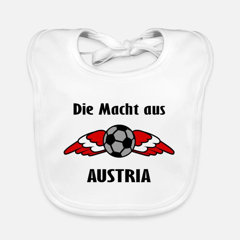 The Austria Supporters Organic Baby Bibs