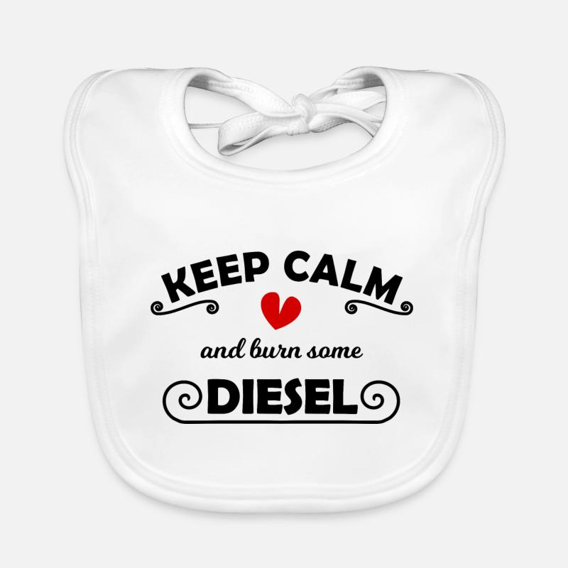 The diesel driver Organic Baby Bibs