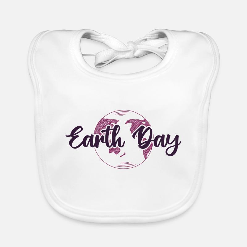 earth day Organic Baby Bibs