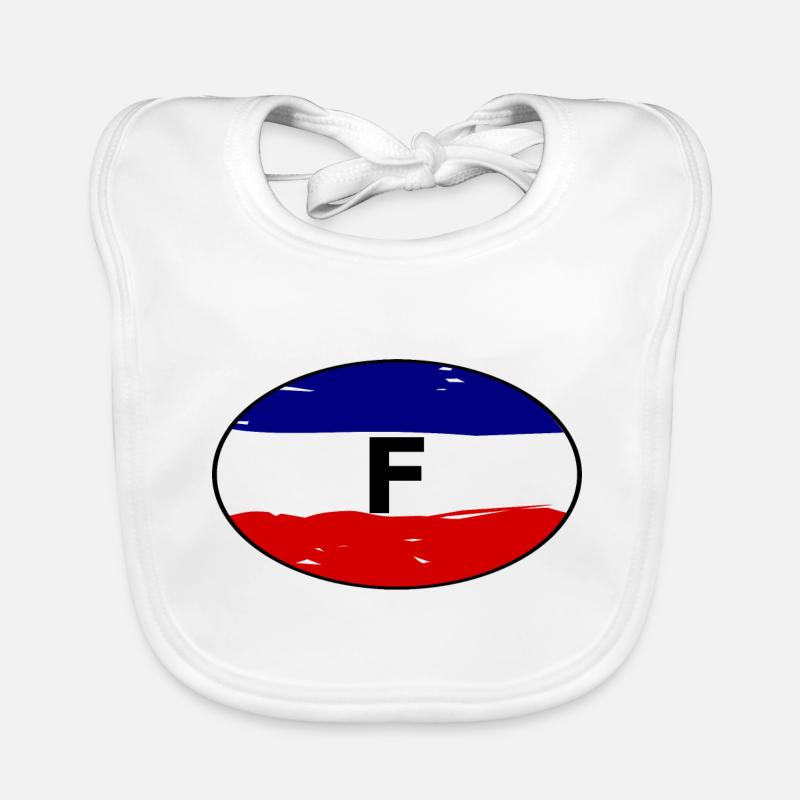 Frankreich Autoaufkleber Baby Bio-Lätzchen
