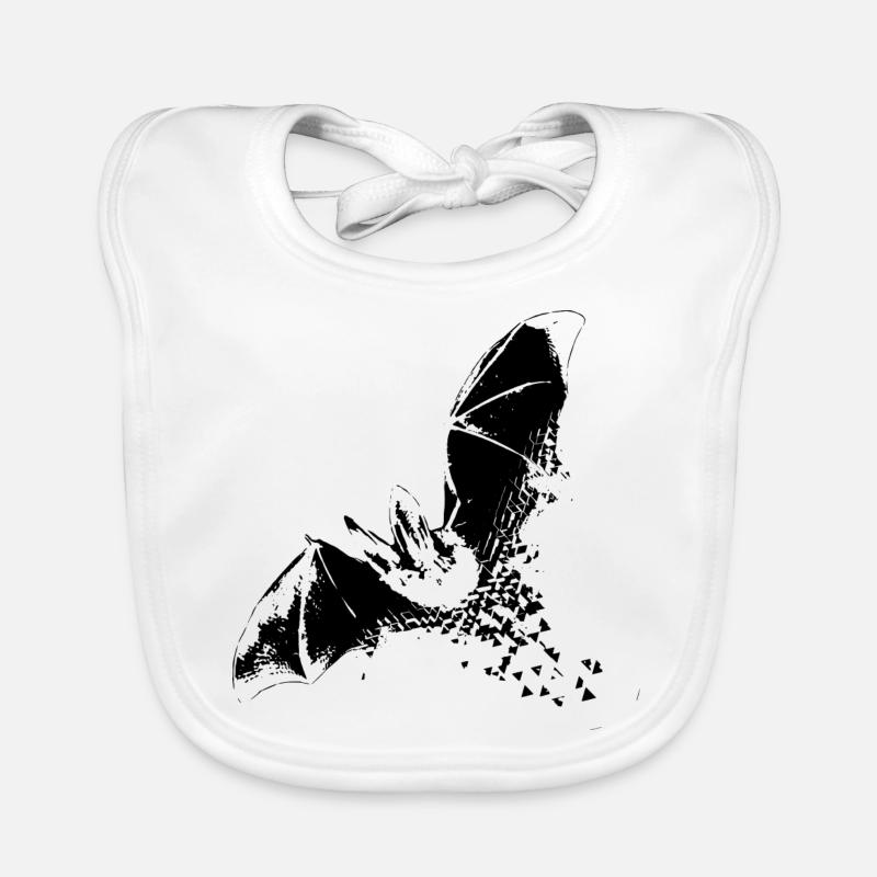 bat Organic Baby Bibs