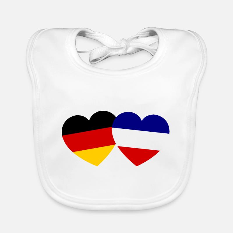 Franco-German Relationship Organic Baby Bibs