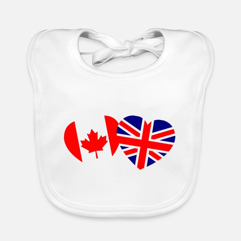 Die britisch kanadische Liebe Baby Bio-Lätzchen