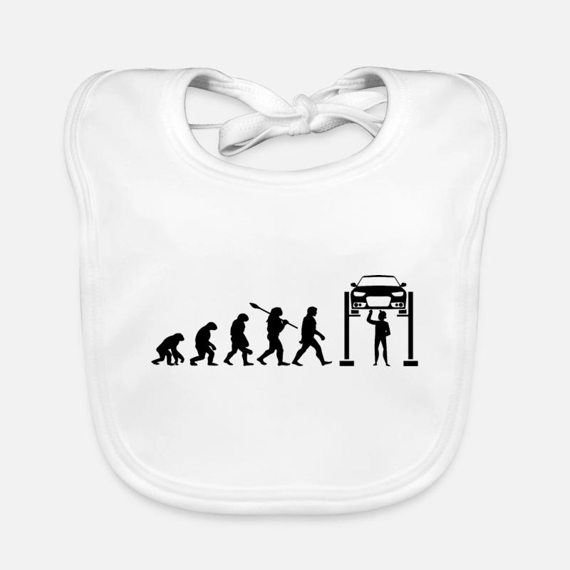 Mechanical evolution Organic Baby Bibs