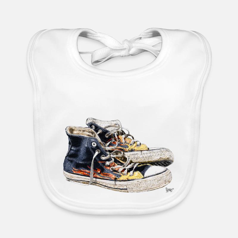 Bronko55 No.47 – Sneaker Baby Bio-Lätzchen