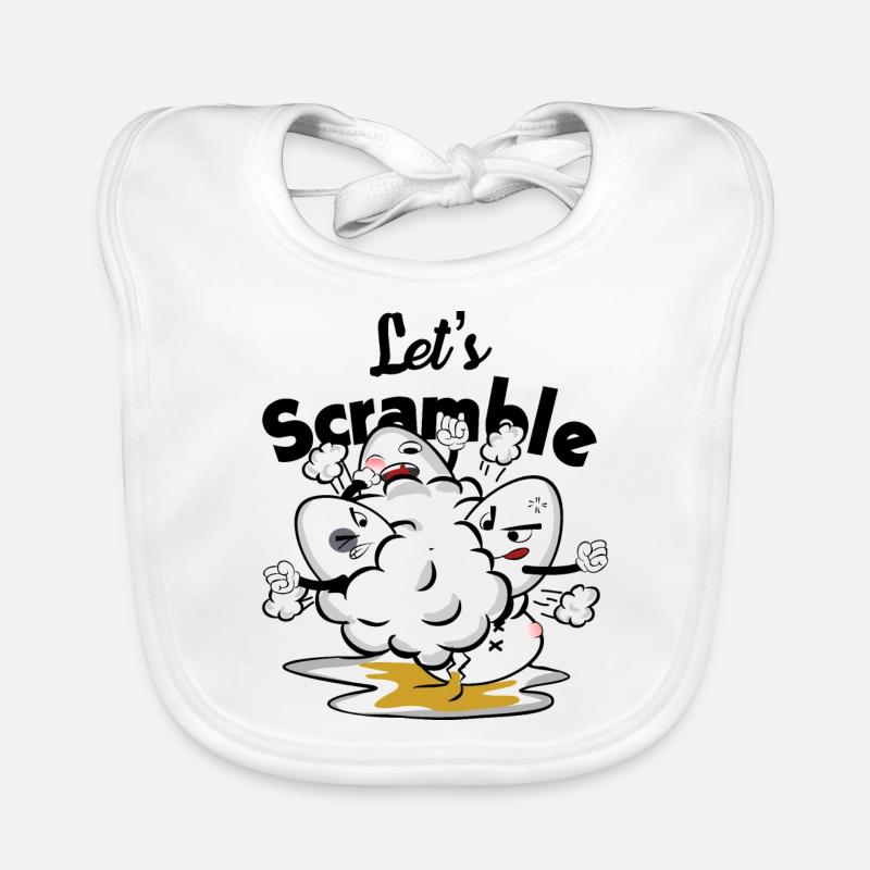 Scrambled eggs Organic Baby Bibs