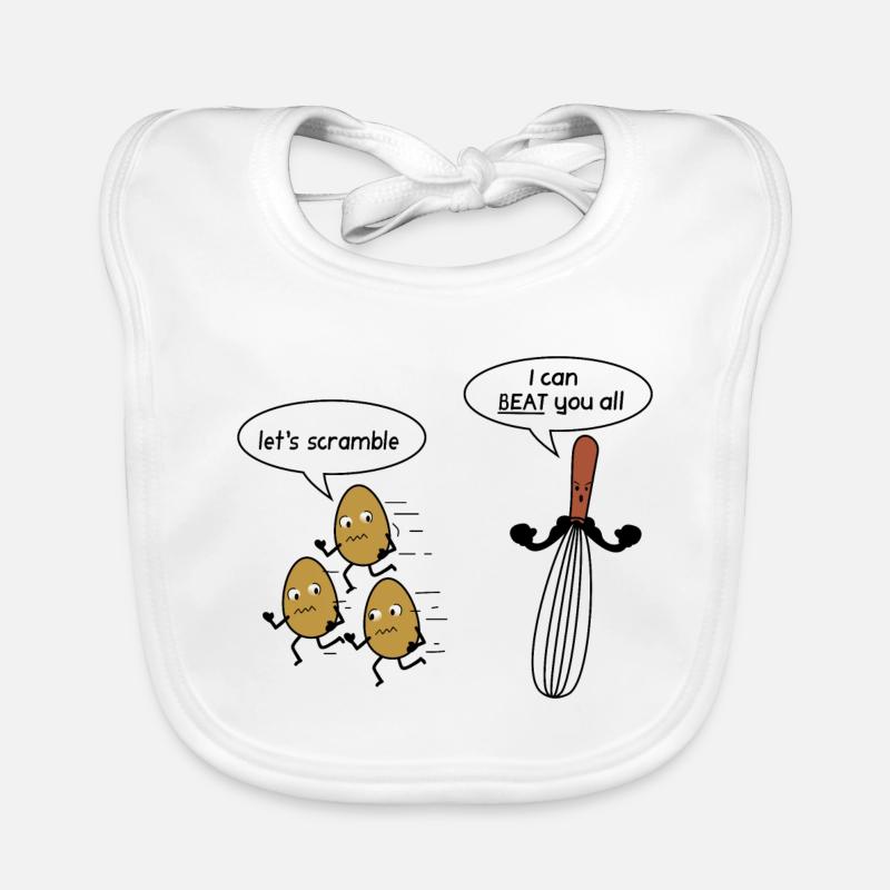 Egg joke Organic Baby Bibs
