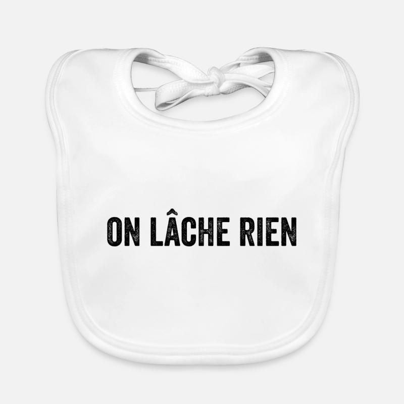 On Lâche Rien Bavoir bio Bébé