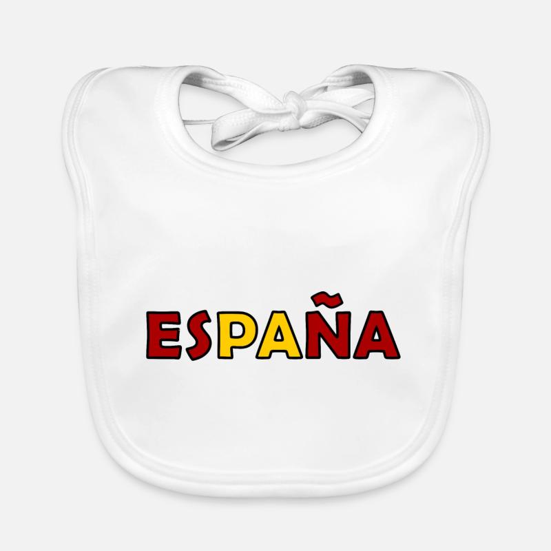Spanien Fans Baby Bio-Lätzchen