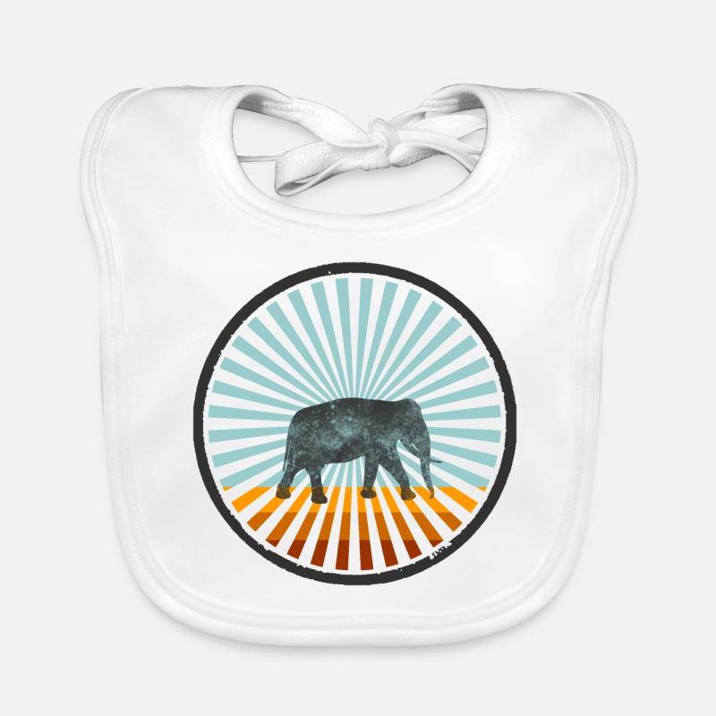 Elefant Baby Bio-Lätzchen