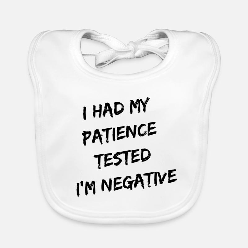 ATTENTION HAS BEEN TESTED. I AM NEGATIVE Organic Baby Bibs