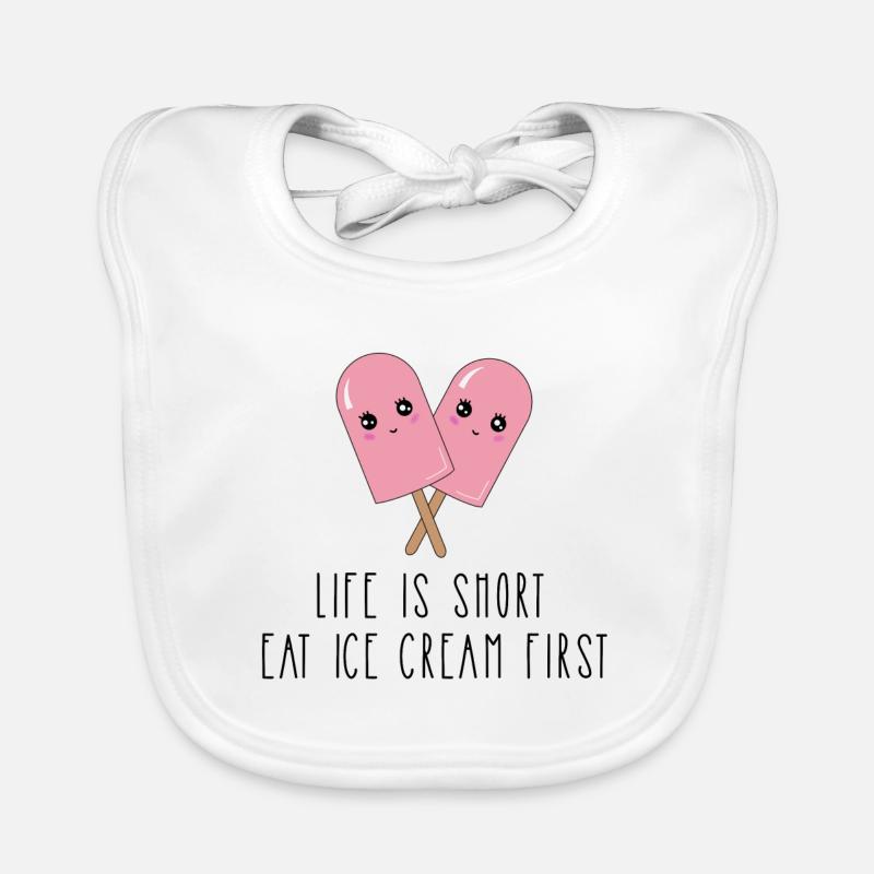 Süßes Eis Baby Bio-Lätzchen