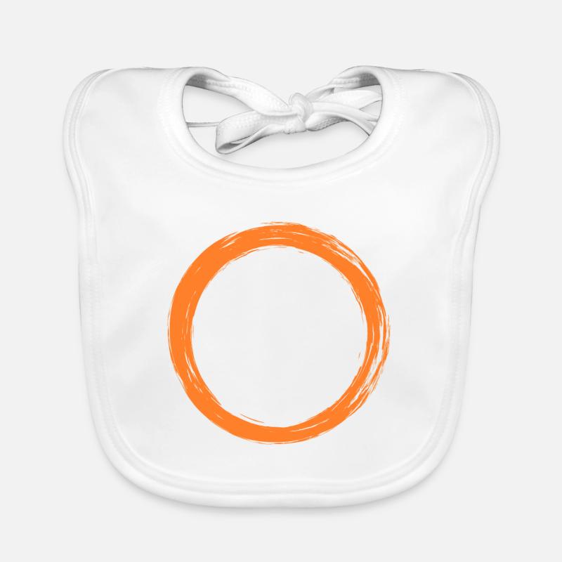 Symbole de cercle Bavoir bio Bébé