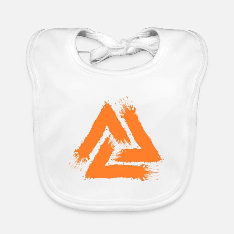 Valknut Symbol Baby Bio-Lätzchen