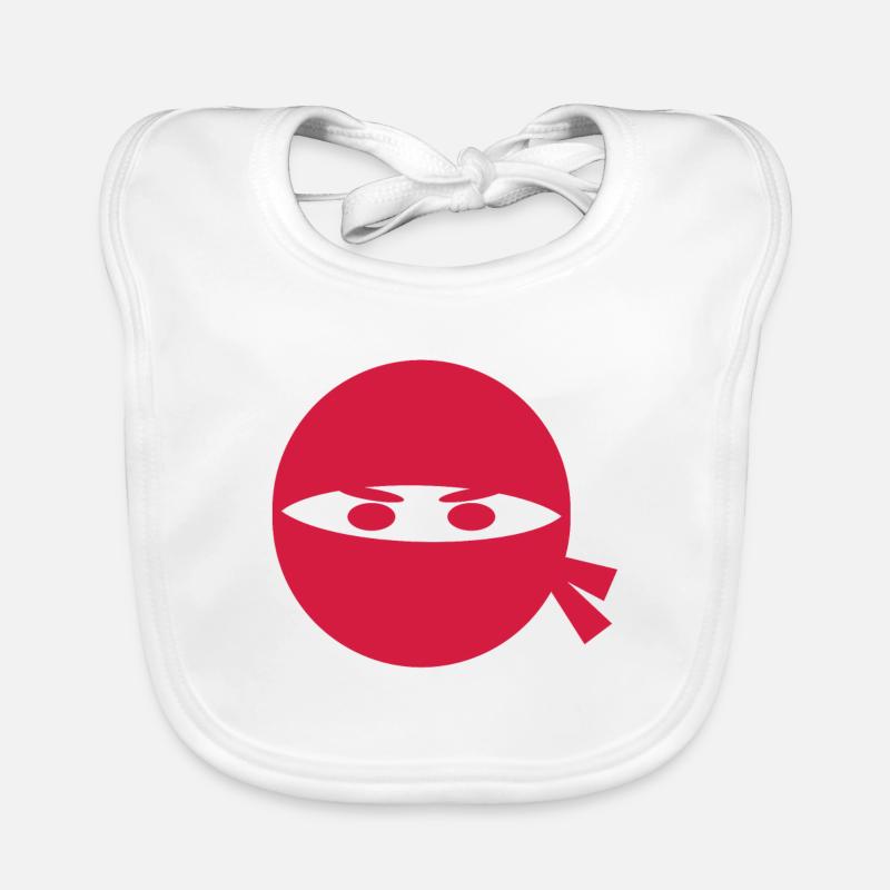 Ninja head Organic Baby Bibs