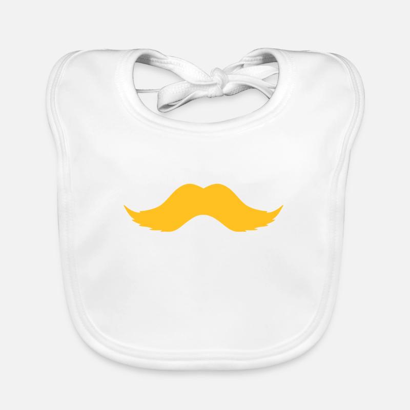Barbe à lèvres Moustache Barbe à la barbe Bavoir bio Bébé