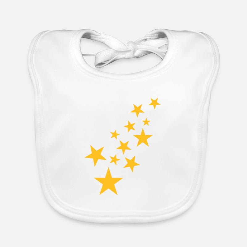 Modèle astérisque symbole étoile Bavoir bio Bébé