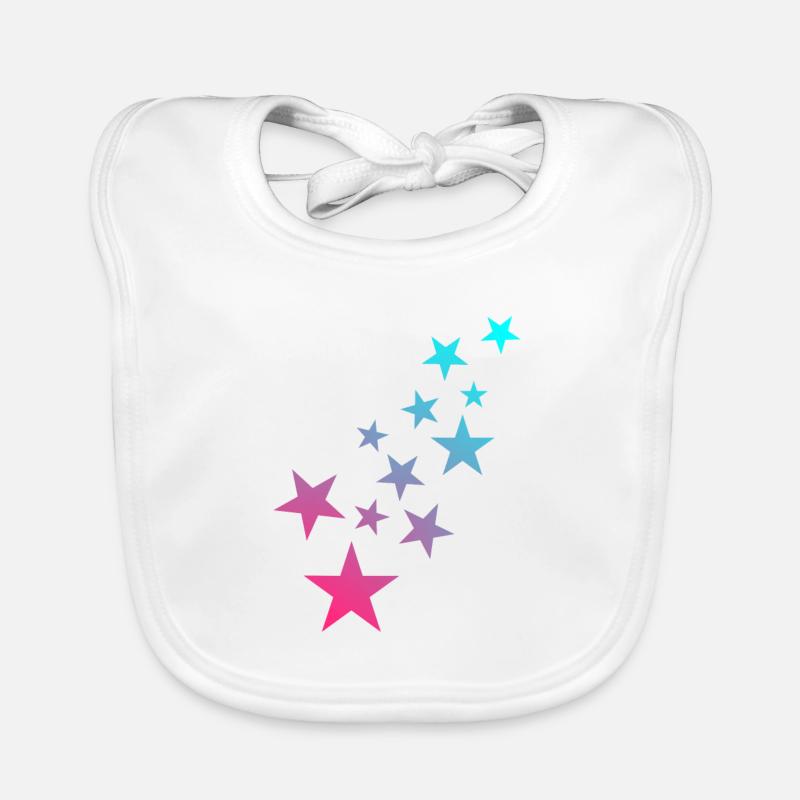 Modèle astérisque symbole étoile Bavoir bio Bébé