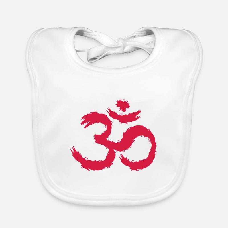Symbole Om hindouisme Bavoir bio Bébé