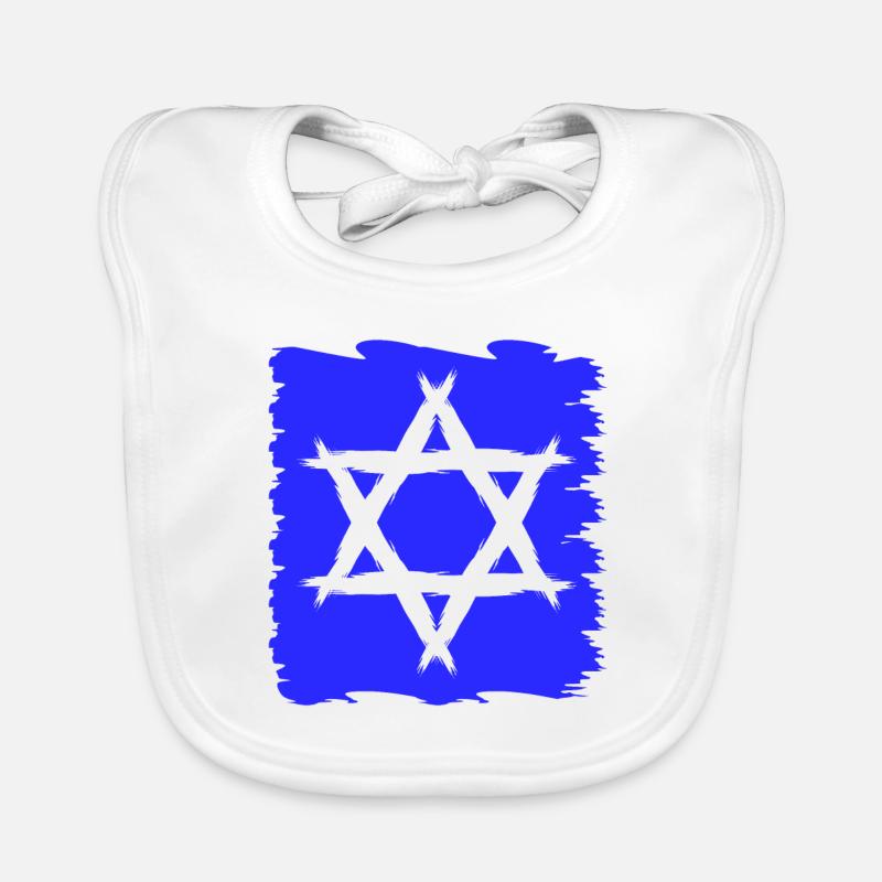Étoile de David religion symbole cadeau judaïsme Bavoir bio Bébé