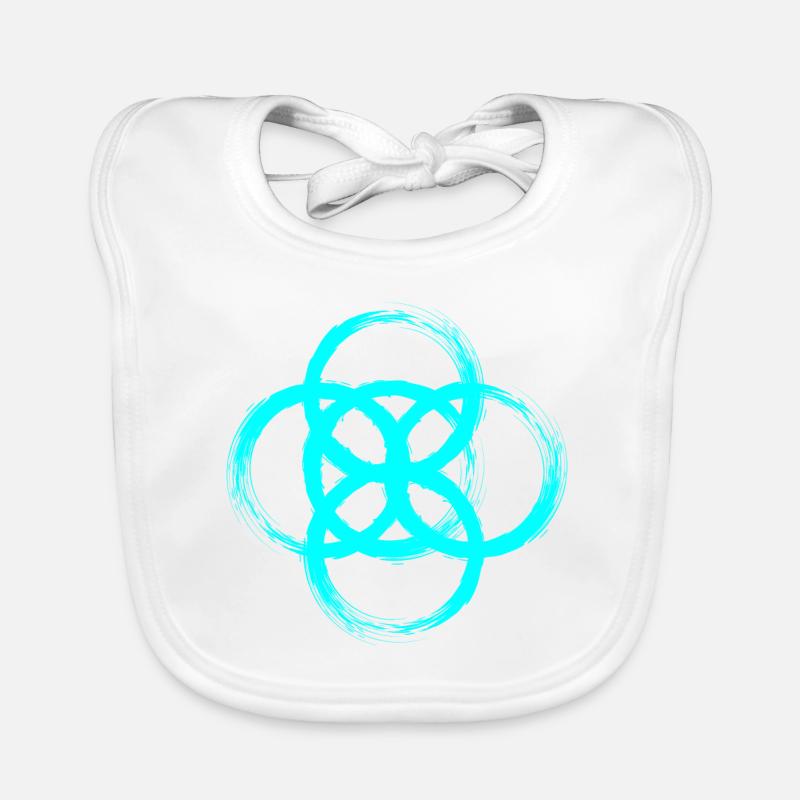 Roue de l'être symbole celtique Bavoir bio Bébé