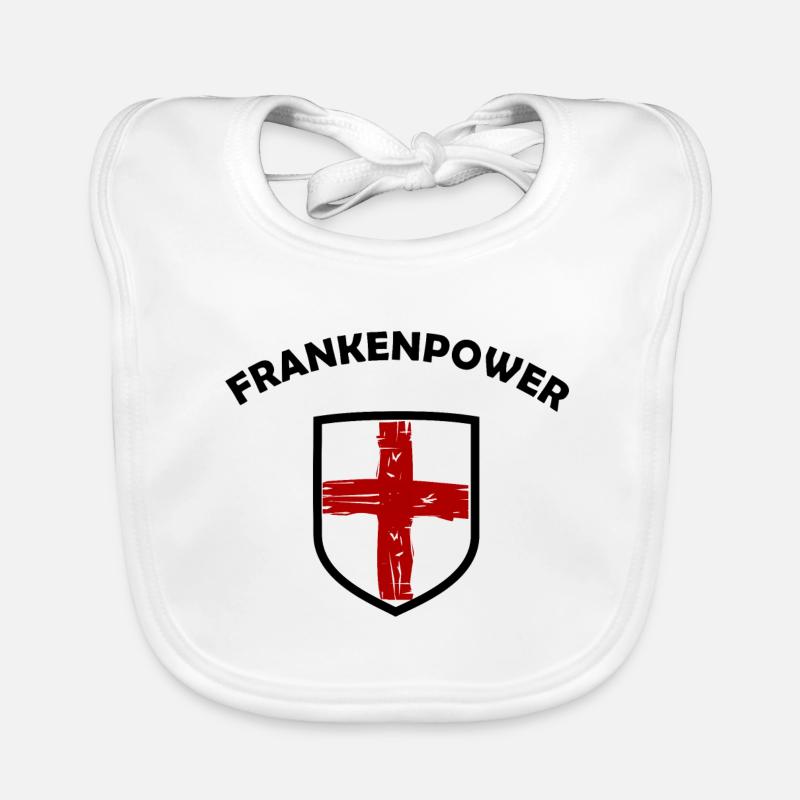 Frankenpower - Baby Bio-Lätzchen - Weiß