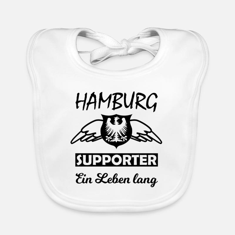 Die Hamburger Fans Baby Bio-Lätzchen