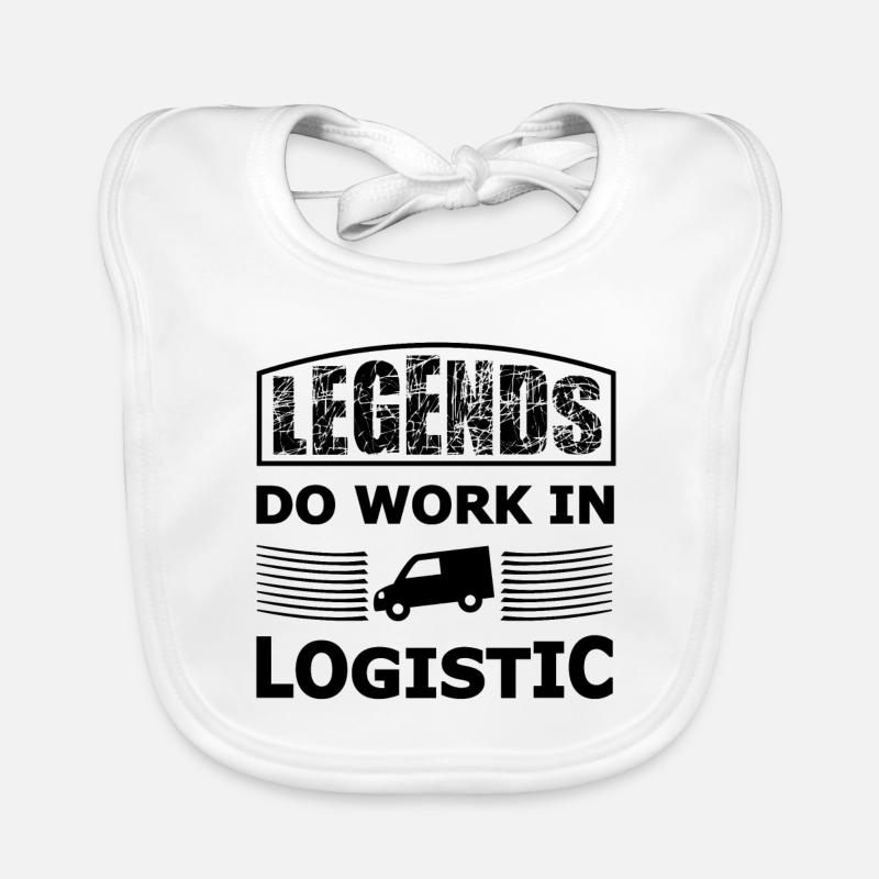 Légendes de la logistique Bavoir bio Bébé