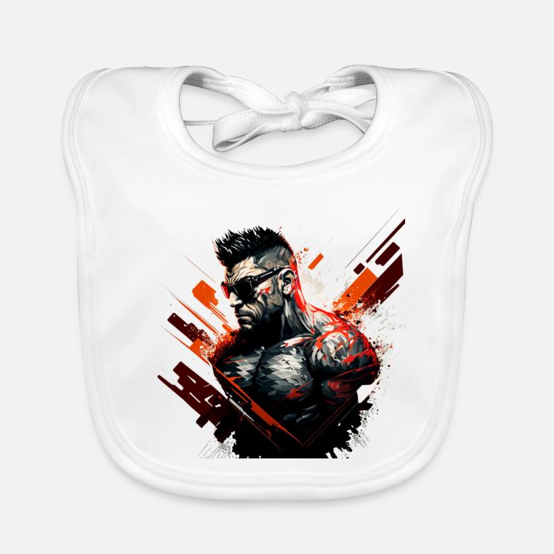 Anti-héros badass, casse-cou cool Bavoir bio Bébé