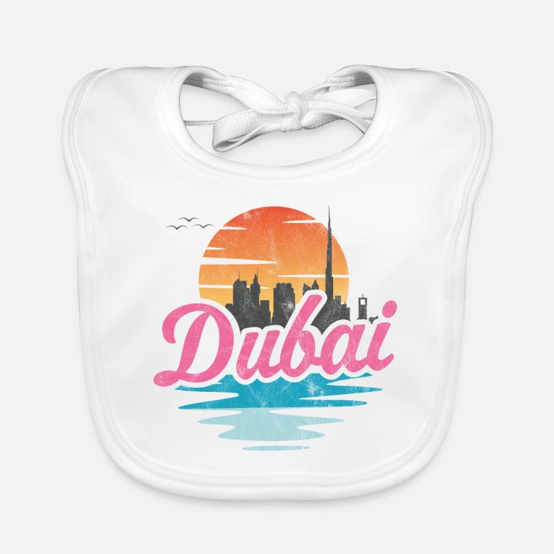 Dubai City Organic Baby Bibs
