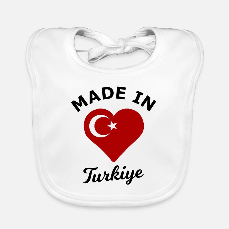 At home in Turkey Organic Baby Bibs