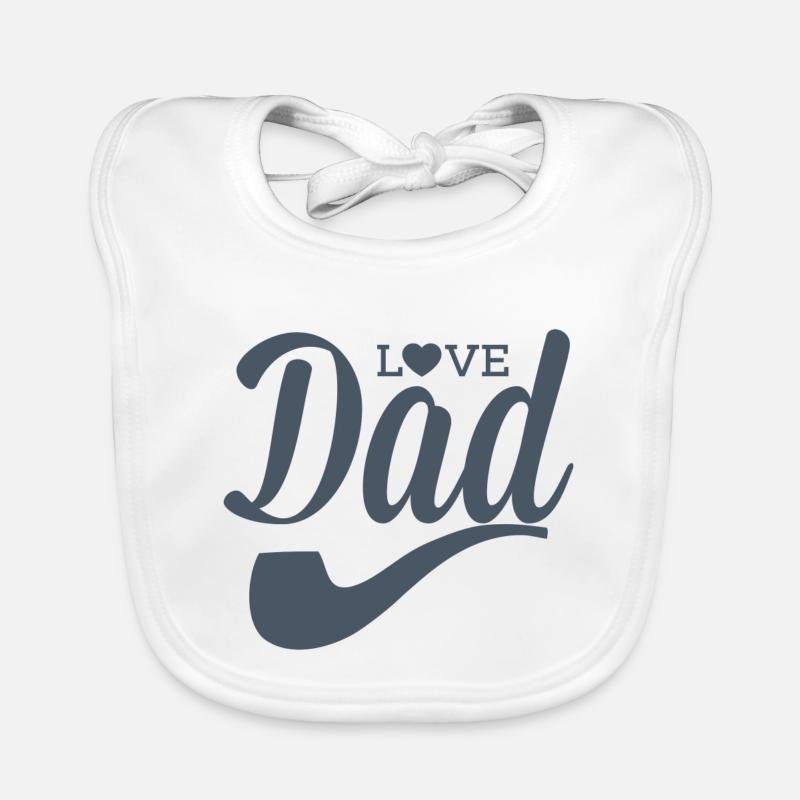 Love dad Bavoir bio Bébé