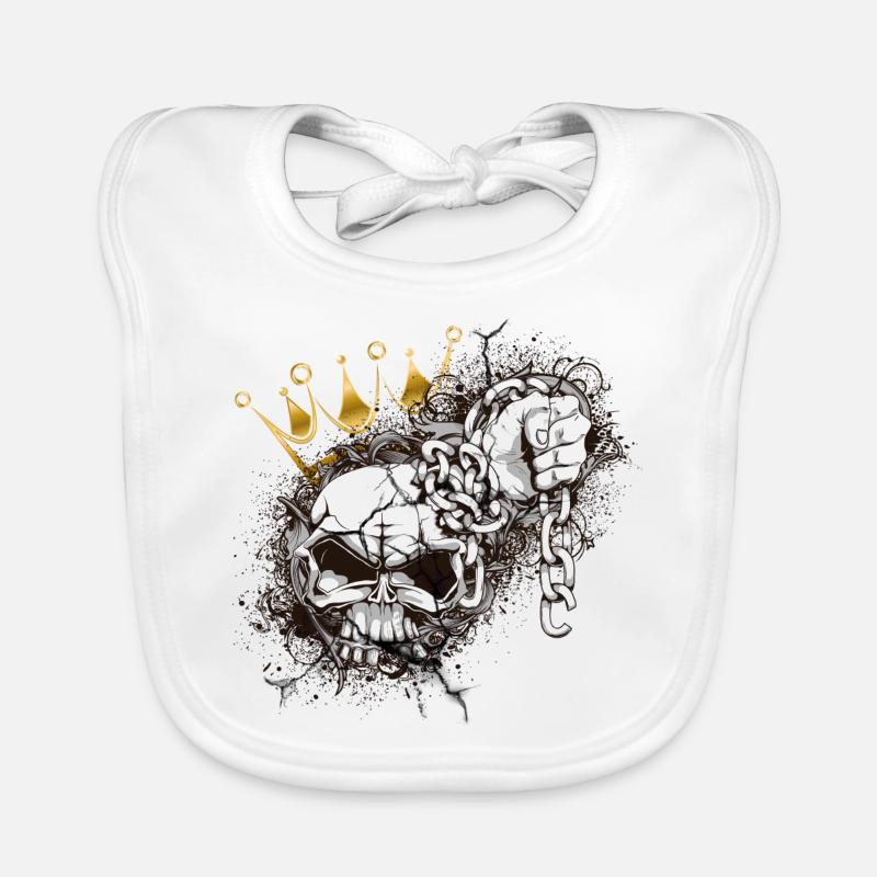 Couronne du roi Bavoir bio Bébé
