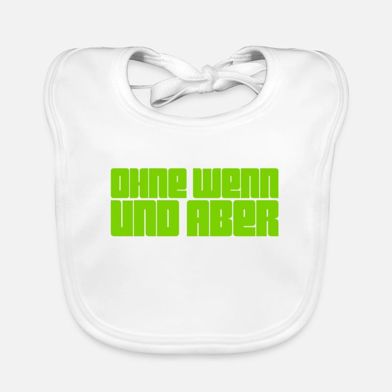 darüber wird nicht diskutiert Baby Bio-Lätzchen