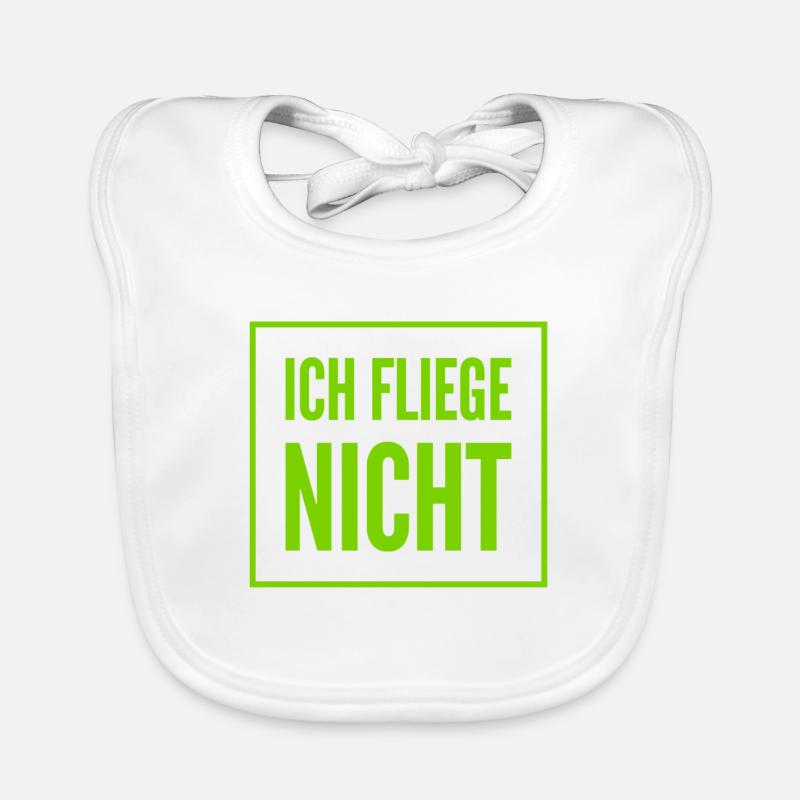 ich habe Flugangst Baby Bio-Lätzchen