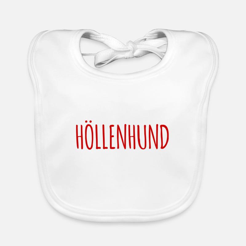so sieht ein Höllenhund aus Baby Bio-Lätzchen