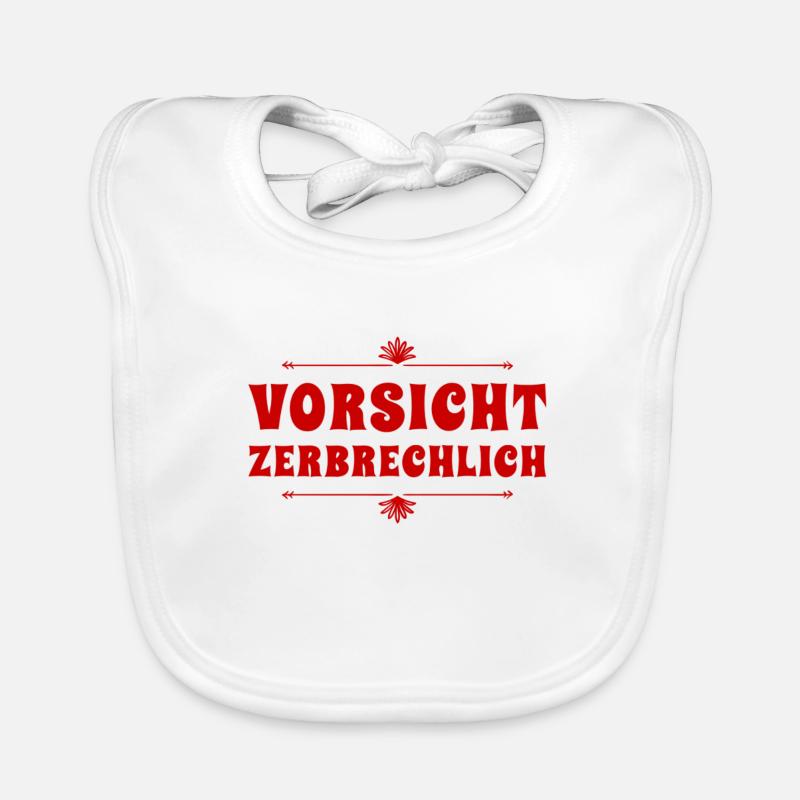 ich bin sehr zerbrechlich Baby Bio-Lätzchen